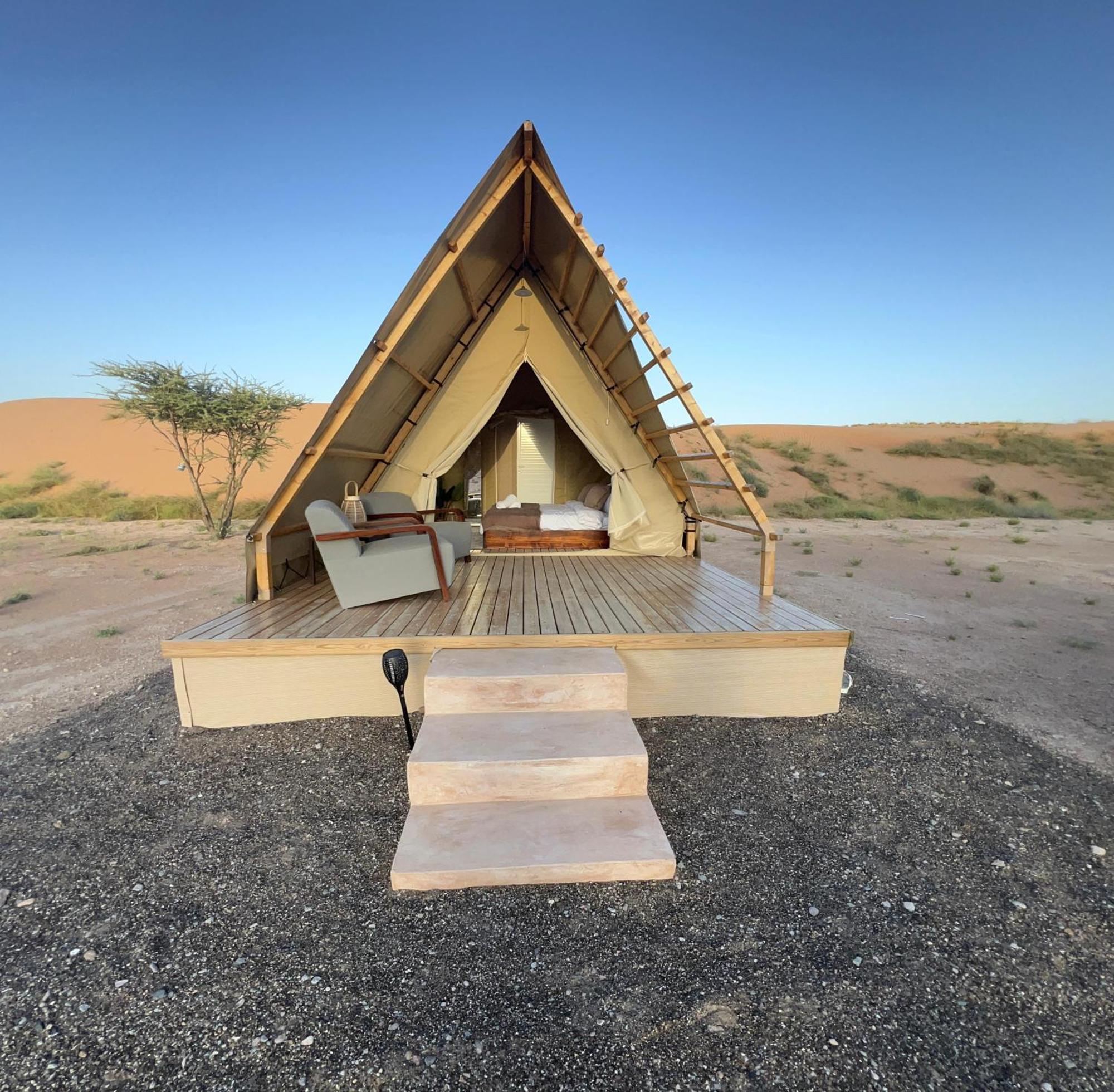 Adventurer Camp Hotel Al Wāşil Exterior foto